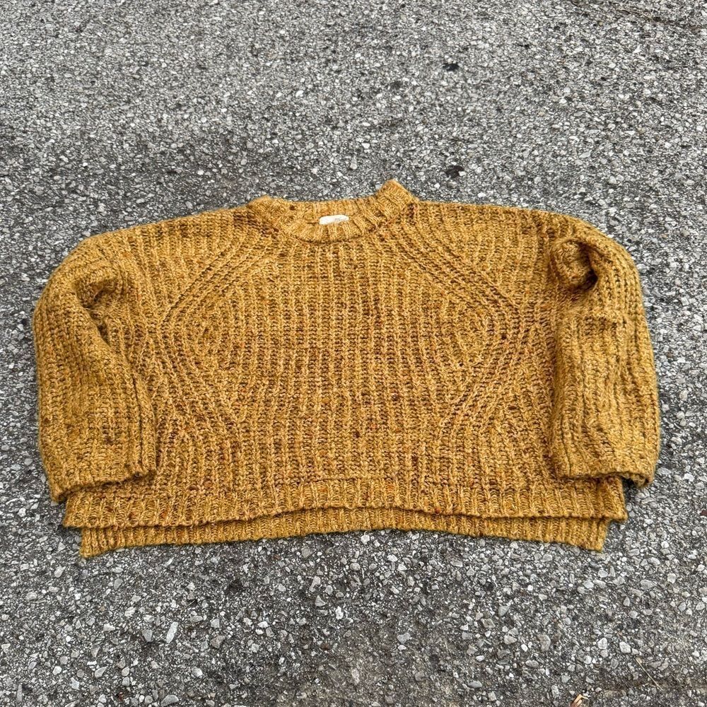 Universal Threads Cozy Mustard Sweater